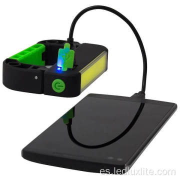 Luz de mosquetón recargable LED COB